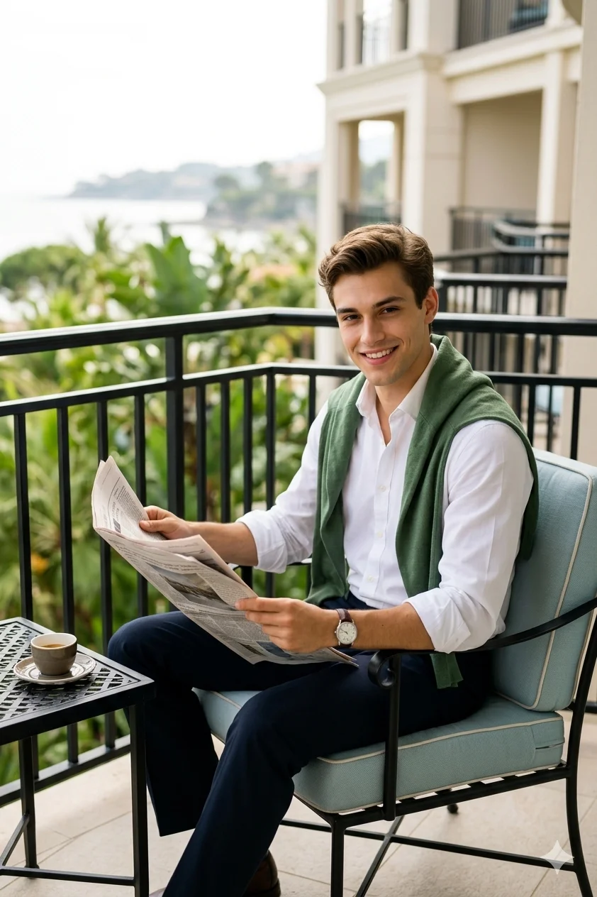 Creative Cinematic Balcony Portrait preview