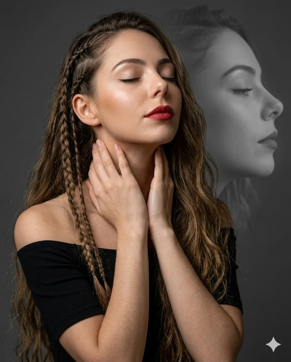 Creative Double Exposure Studio Portrait preview